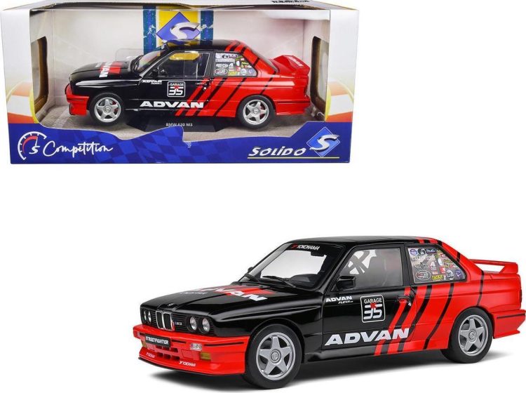 SOLIDO 1801521 BMW - 3ER M3 (E30) ADVAN RALLY DRIFT TEAM 1990 - ROT SCHWARZ - | Achetez sur