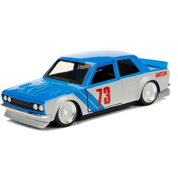 Jada JDM Tuners 1973 Datsun 510 Advan 1/24 - Modello Pressofuso Nero, 35954
