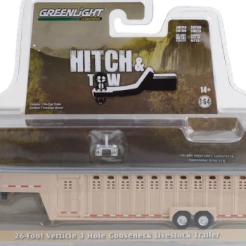 26-Foot Verticle 3 Hole Gooseneck Livestock Trailer