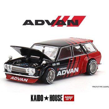 Kaido House x Mini GT Datsun 510 Pro Street Wagon Advan Yokohama