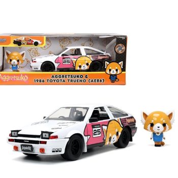 Aggretsuko & 1986 Toyota Trueno ( AE86 )