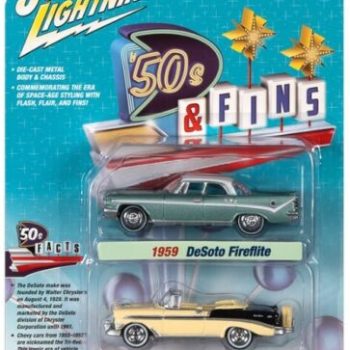 1959 Desoto Fireflite & 1956 Chevy Bel Air Convertible - Pack de 2