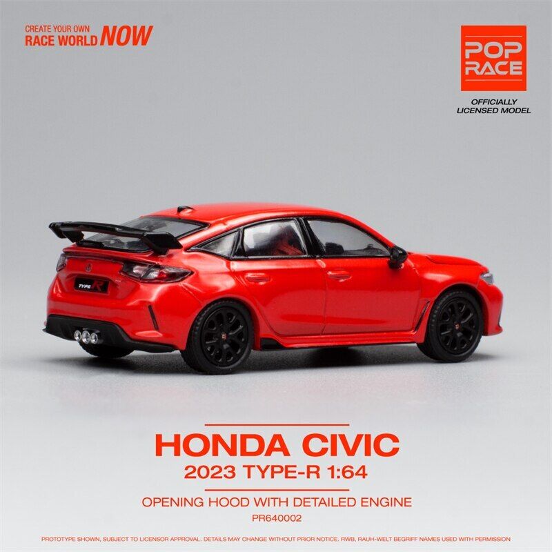 Honda Civic Type-R ( FL5 ) - Pop Race · Distribution Diecast64