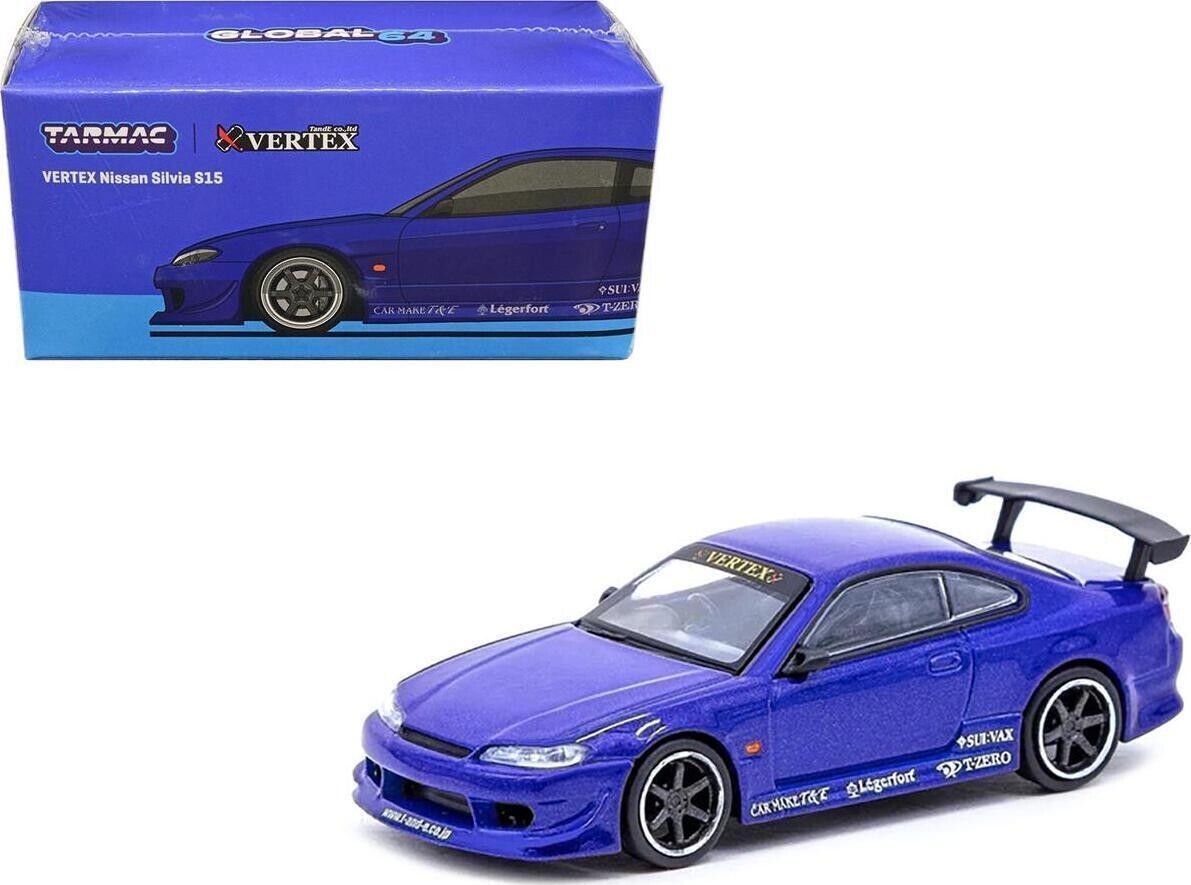 Nissan Silvia S15 Vertex GReddy Edición Limitada 1/64 - Tarmac