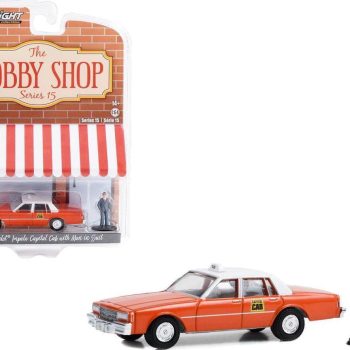 1981 Chevrolet Impala Capitol Cab Taxi with Man in Suit