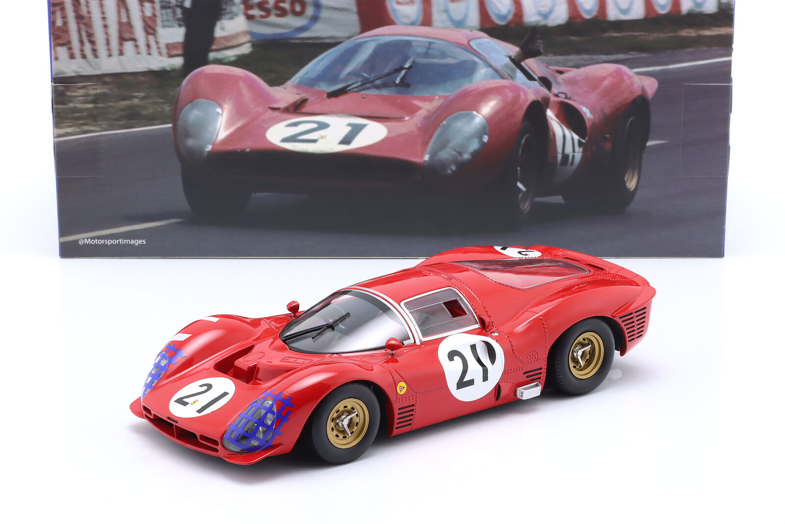Ferrari 330 P3 Coupé n° 20 24h Le Mans 1966 1/18 Werk83 W18022002