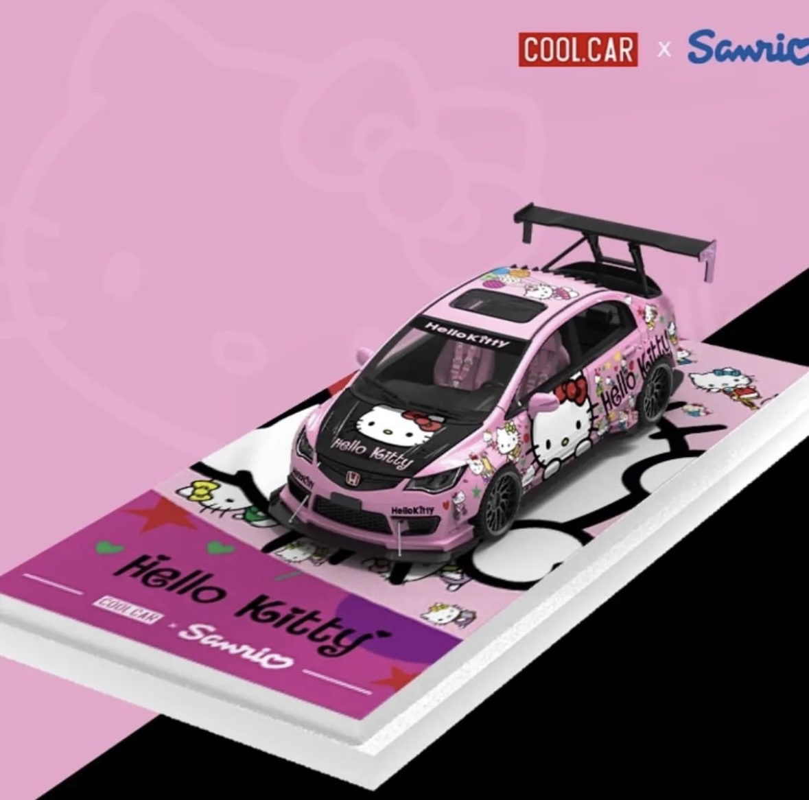 Honda Civic Type R - Hello Kitty · Distribution Diecast64