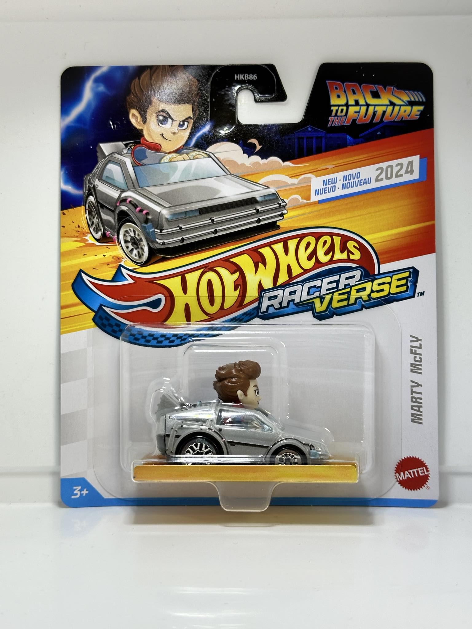 Hot Wheels RacerVerse Veículo de Brinquedo Marty McFly