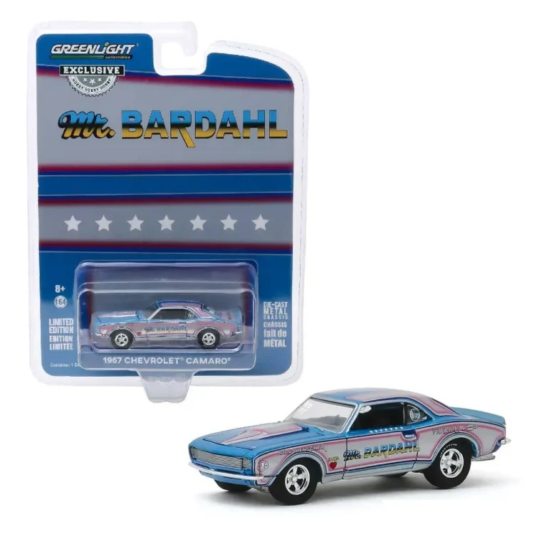 Modellino Greenlight 1:64 1970 Chevrolet Camaro Mr. Bardahl – Pressofuso – Luce Verde 29989