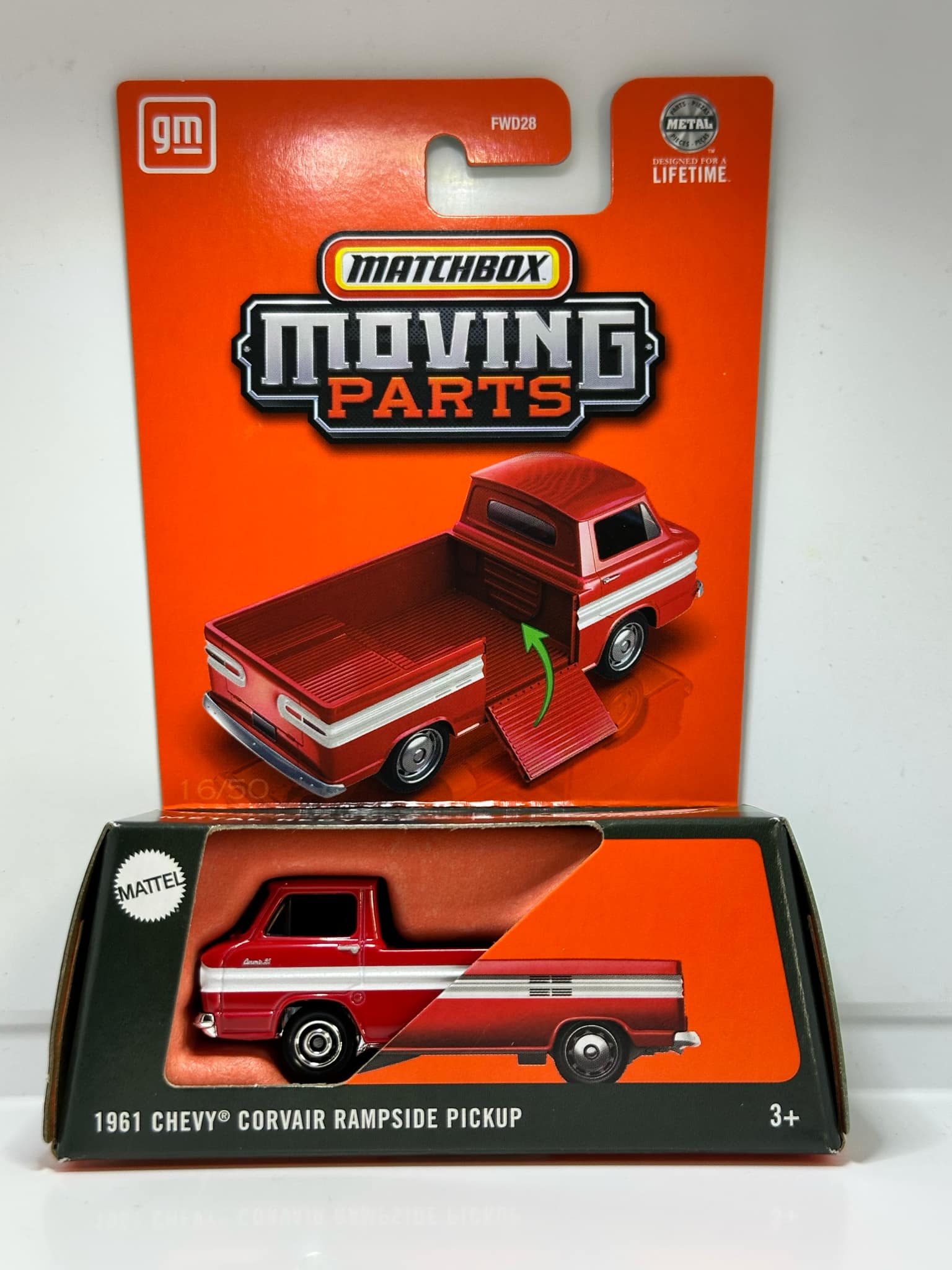 1961 Chevy Corvair Rampside Pickup - Moving Parts · Distribution Diecast64