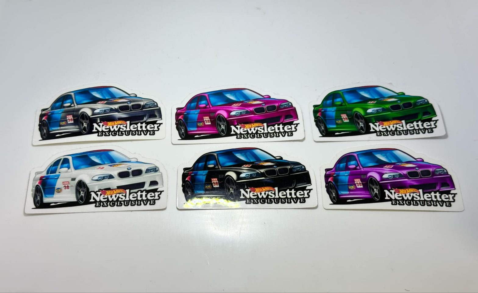 2001 BMW M5 E39 - Newsletter Sticker Set · Distribution Diecast64