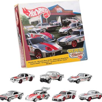 Hot Wheels Mattel 80th Anniversary 7 Pack