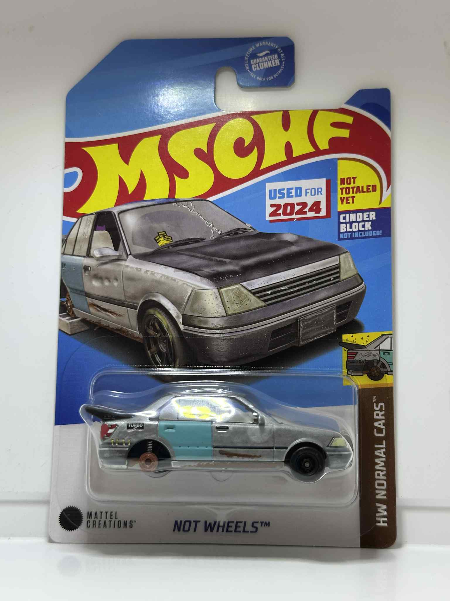 Cinderblock 1:64 - Replica In Resina Mattel Creations X MSCHF Not Wheels - Edizione Limitata 2024