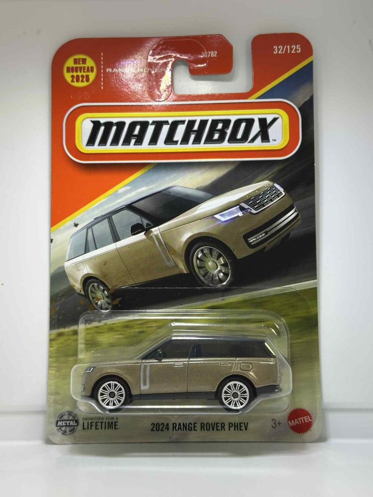 Matchbox Range Rover Gold 2024 Range Rover PHEV · Distribution Diecast64