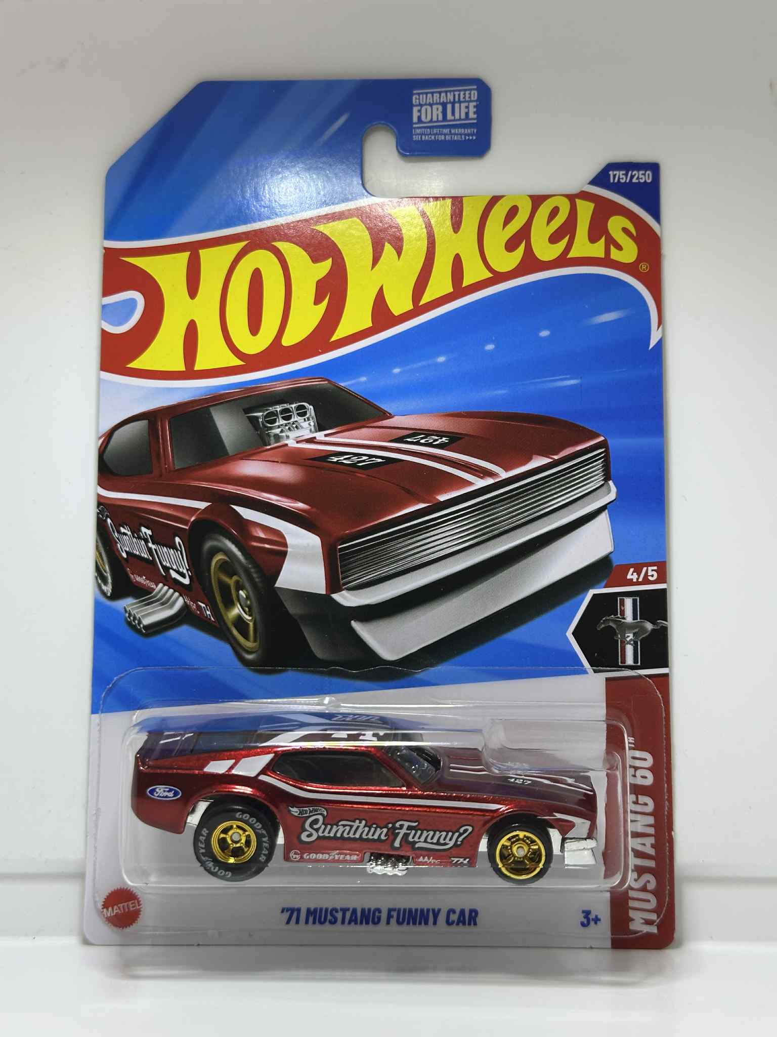 Hot Wheels 2025 H 71 Mustang Funny Car – Super Treasure Hunt STH Rossa - Foto 5