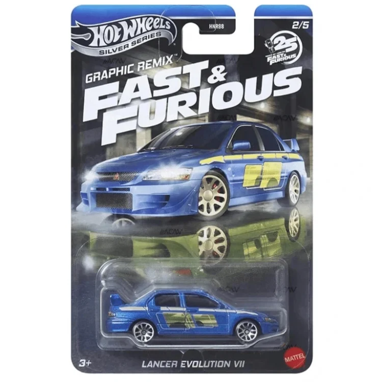 Kyosho Mini-Z 30357WS - Mitsubishi Lancer Evolution VII - Fast & Furious - Échelle 1/28 - Neuve