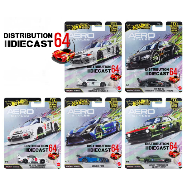 Aero Styles - Hot Wheels Serie Complete