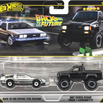 Back To The Future Time Machine & 1987 Toyota Pickup Truck - 2 Pack